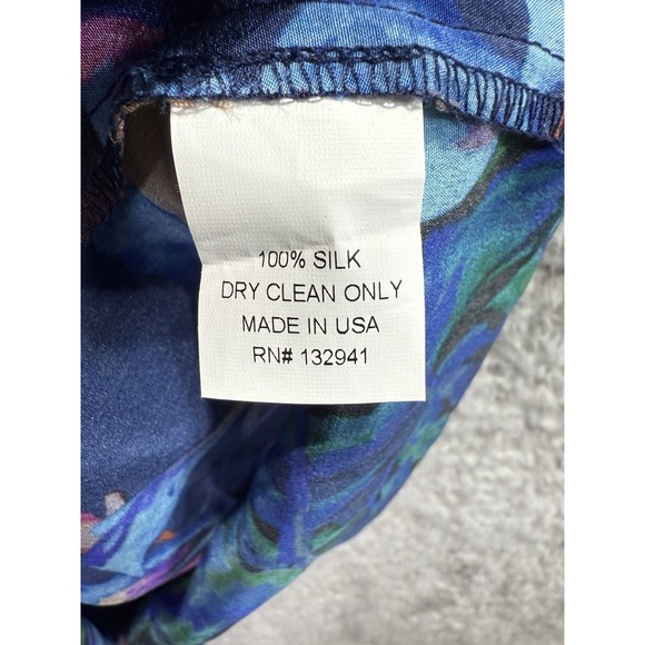 Amanda Uprichard Floral Wrap Dress Women Medium 100% Silk - Picture 5 of 7